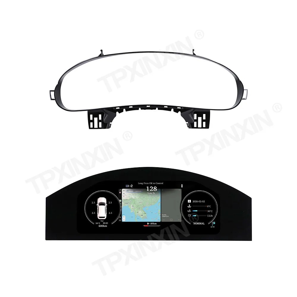 For Porsche Cayenne 2002~2009 12.3 Inch LCD Digital Performance Display Dashboard Upgrade Car Virtual Information Speed Table