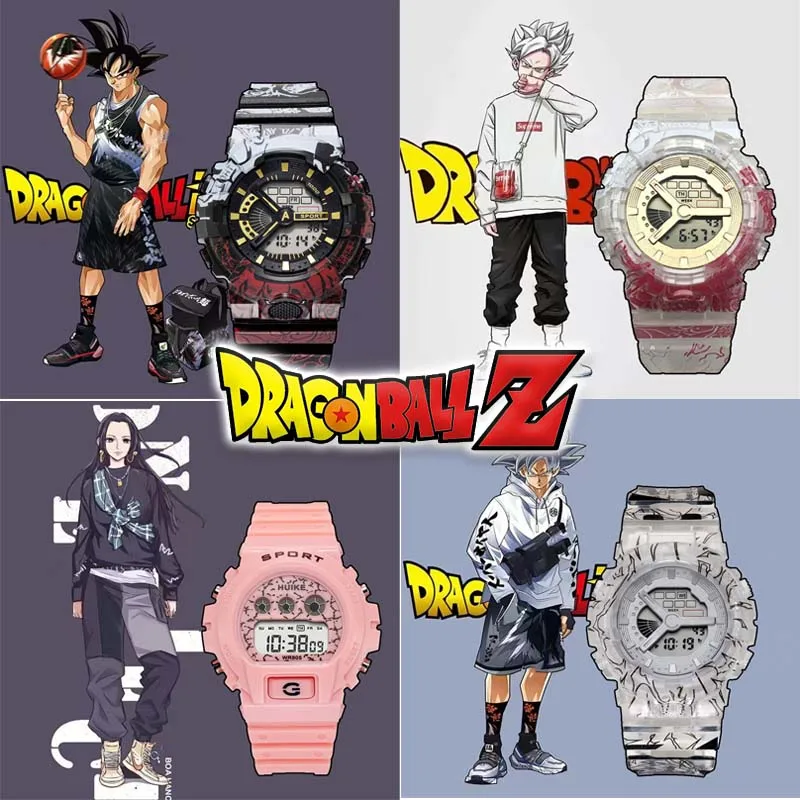 Dragon Ball Son Goku cartoon LED Digital Watch Multifunction Men women Fitness Sport Electronic Watches Children birthday Gifts