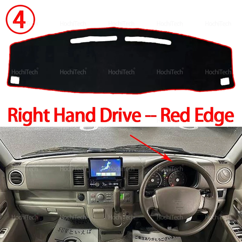 Für Suzuki Every DA64 NV100 Mazda Scrum 5. Generation Every Wagon 2005–2015 Armaturenbrett-Abdeckung, rutschfeste Matte, Schutzpolster, Sonnenschutz-Teppich – Detail 12