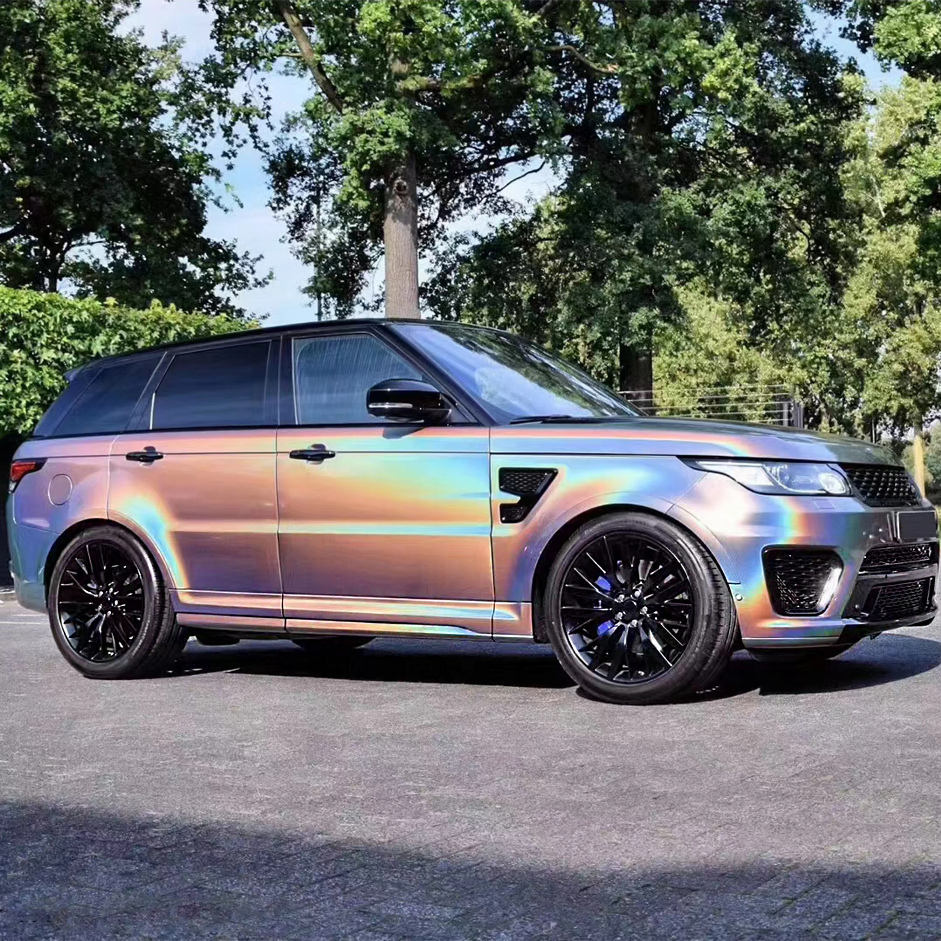 Hot Selling Car Body Kits for  Range Rover Sport 2015-2017  Upgrade to SVR with Front Rear Bumper, Grille