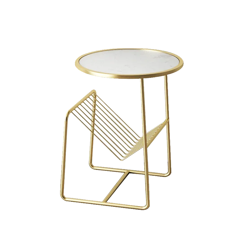 

Iron sofa, small table, modern small apartment, simple living room, coffee table, storage rack