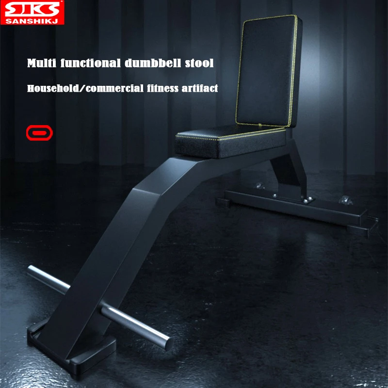 Gym Commercial Shoulder Push Chair, Weightlifting Bench, Horizontal Triceps, Training Dumbbell, Fitness Bench