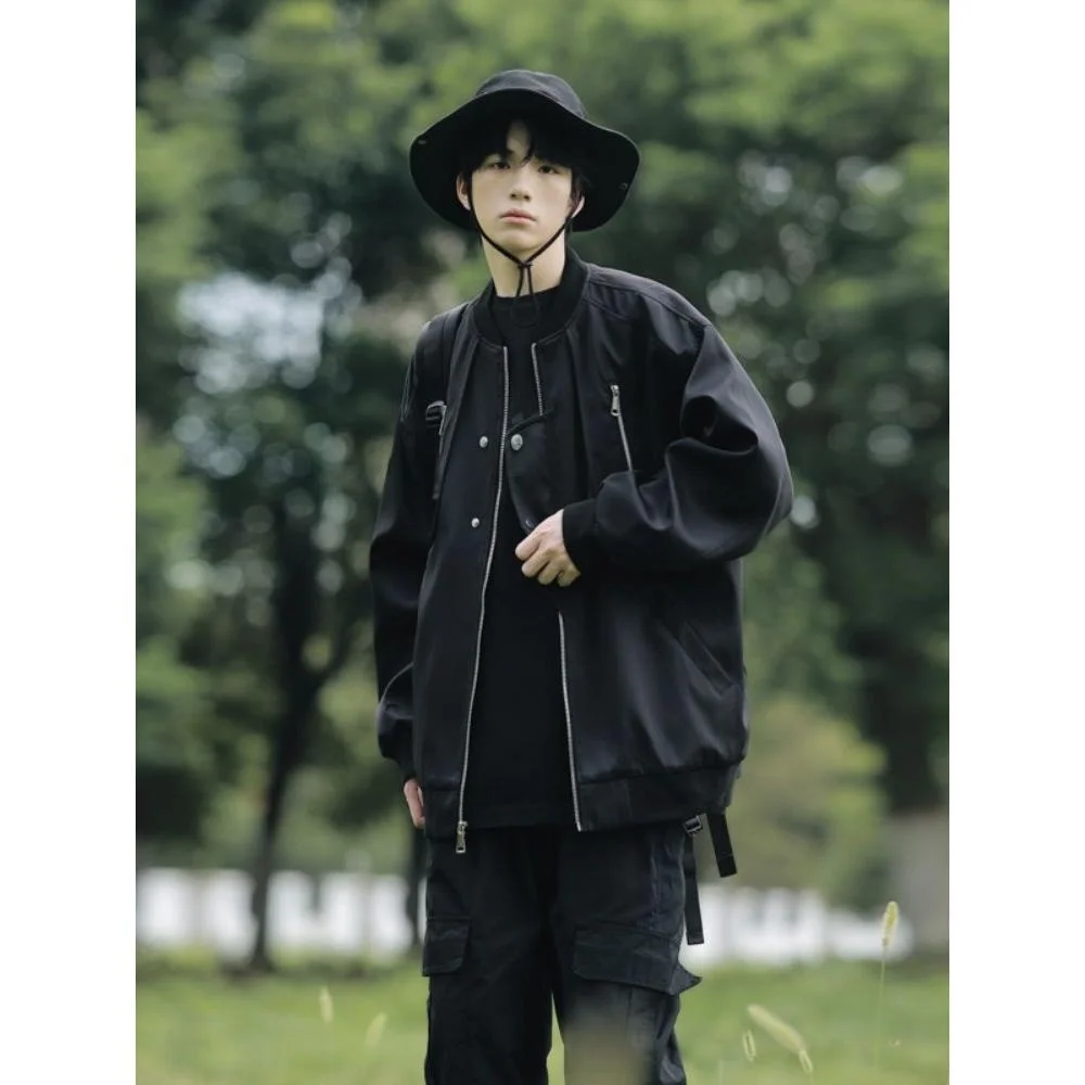 

Американский бейсбольный костюм в стиле ретро, свободный крой, мужской летный костюм Jaet High Street Vibe, весенне-осенний новый молодежный модный костюм