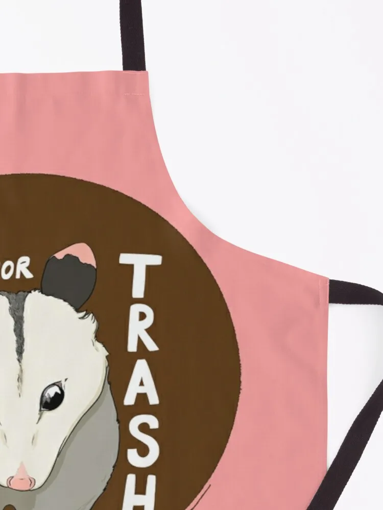 Time for Trash Opossum Apron waterproof aprons woman