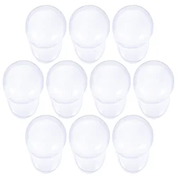 10 Pcs Hat Support Clear Display Stand Travel Holder Holders Plastic Caps Curved Mouth Pvc for