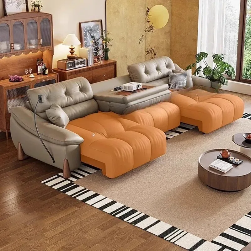 Canapés de salon modernes de luxe causeuse jaune canapés de salon doux nordique bouffées modulaires Divano Soggiorno meubles maison