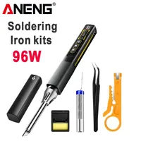 ANENG SL108 kit 96W Heat Portable Adjustable Temperature Type-c Charging Smart Welding Solder Electric Soldering Irons Tools