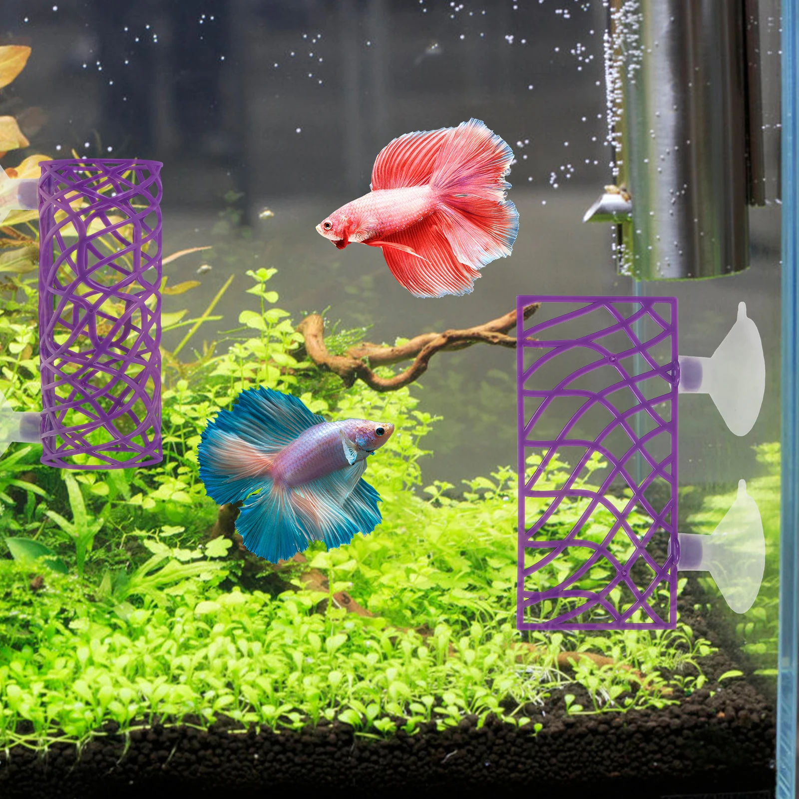 

Fish Tank Decoration Cave Aquarium Tunnel Landscaping Hollow Platform Accessories