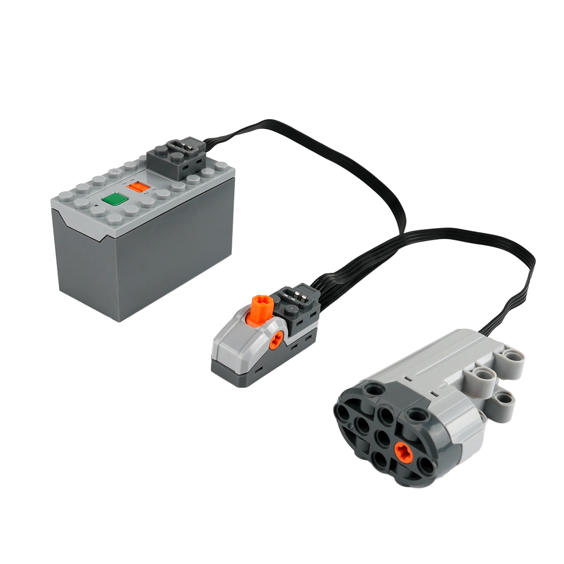 Servomotor MOC M/L/XL, piezas de bricolaje, funciones de potencia, motores de tren de coche, receptor de Control remoto 88004 8882, bloques de construcción