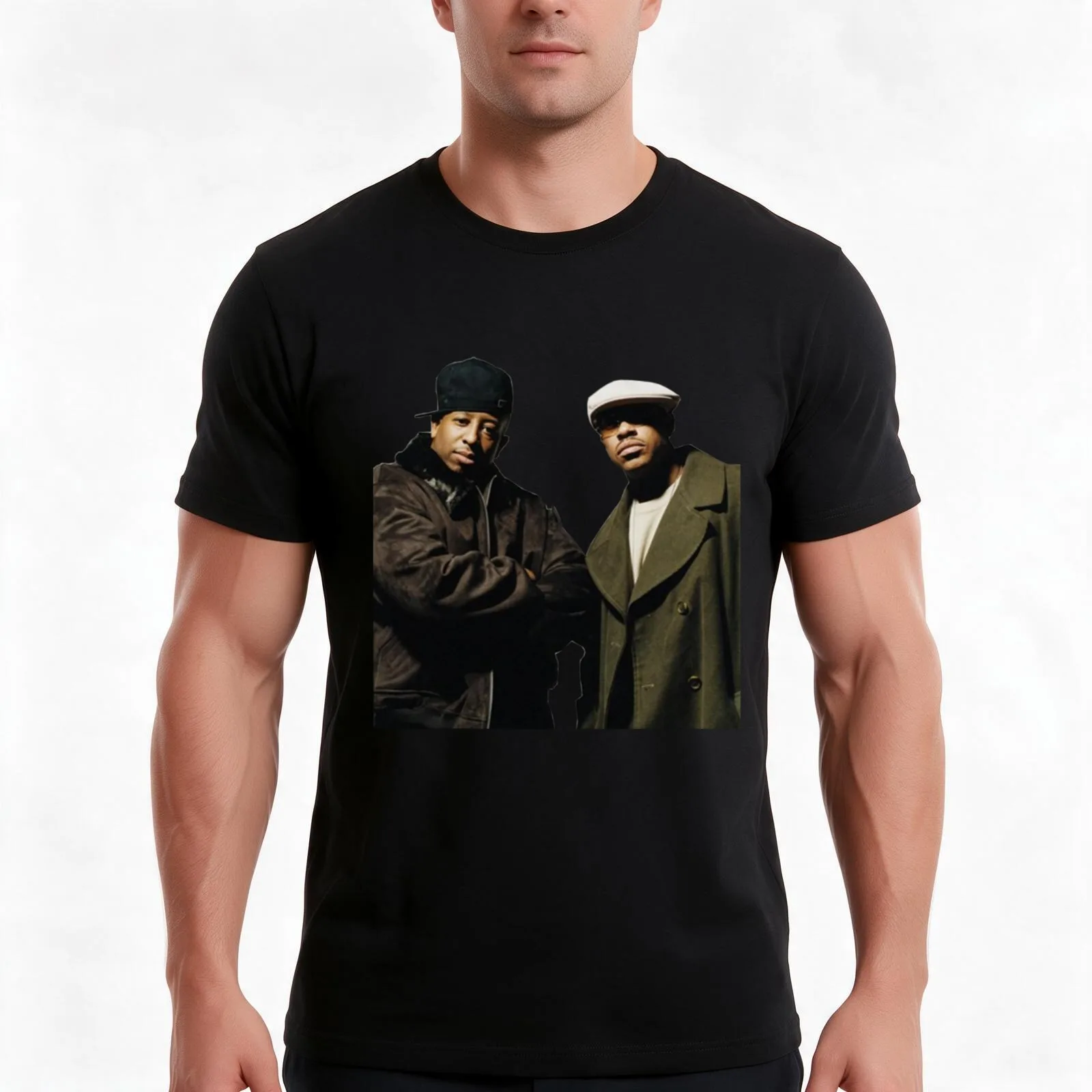 Guru y Premier T-Shirt Summer Casual Cotton Tee Oversized Streetwear Tops Vintage Graphic Print Loose Fit Short Sleeve