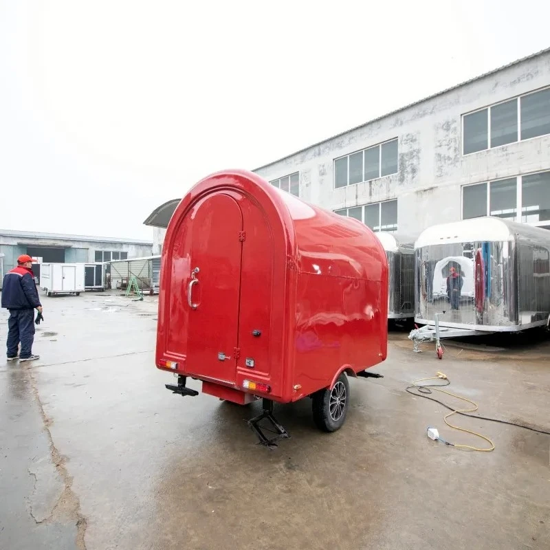 Food Trailer Cart Hot Dog Food Cart Mini Food Trailer Coffee Cart