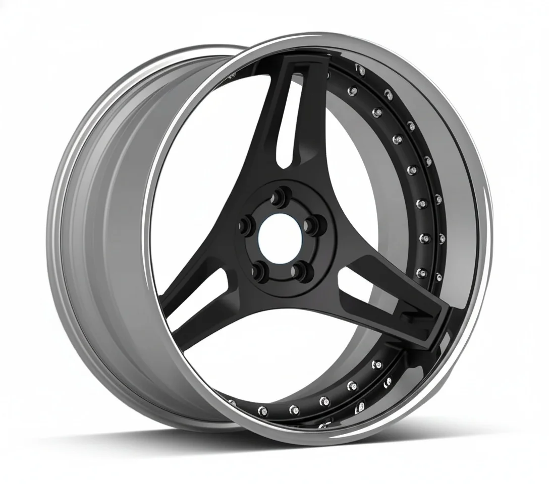 

3-Piece Forged Wheels, 6061-T6 Alloy Car Rim, PCD 5x114.3 5x112 100mm, 20mm 25mm ET, Custom Rims, Premium Quality