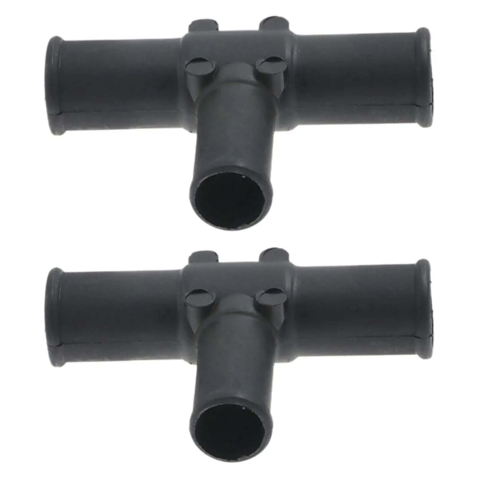 

2 Pieces Heater Hose Tee Connector Black for Tayota for sienna 1998-2007