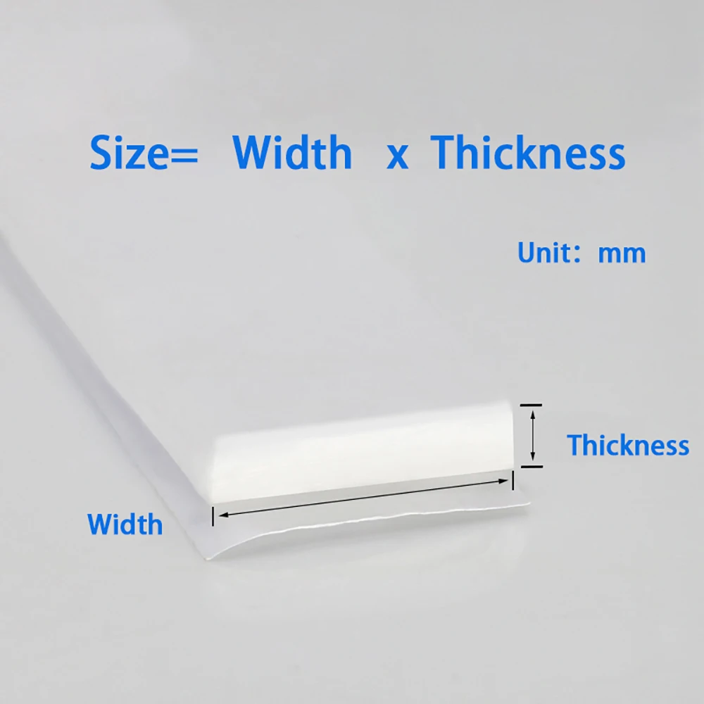 1Meter PTFE Sponge Sealing Tape Sealing Tape Expanded PTFE Joint Sealant E-PTFE Strip Elastic Ring PTFE Sponge Strip