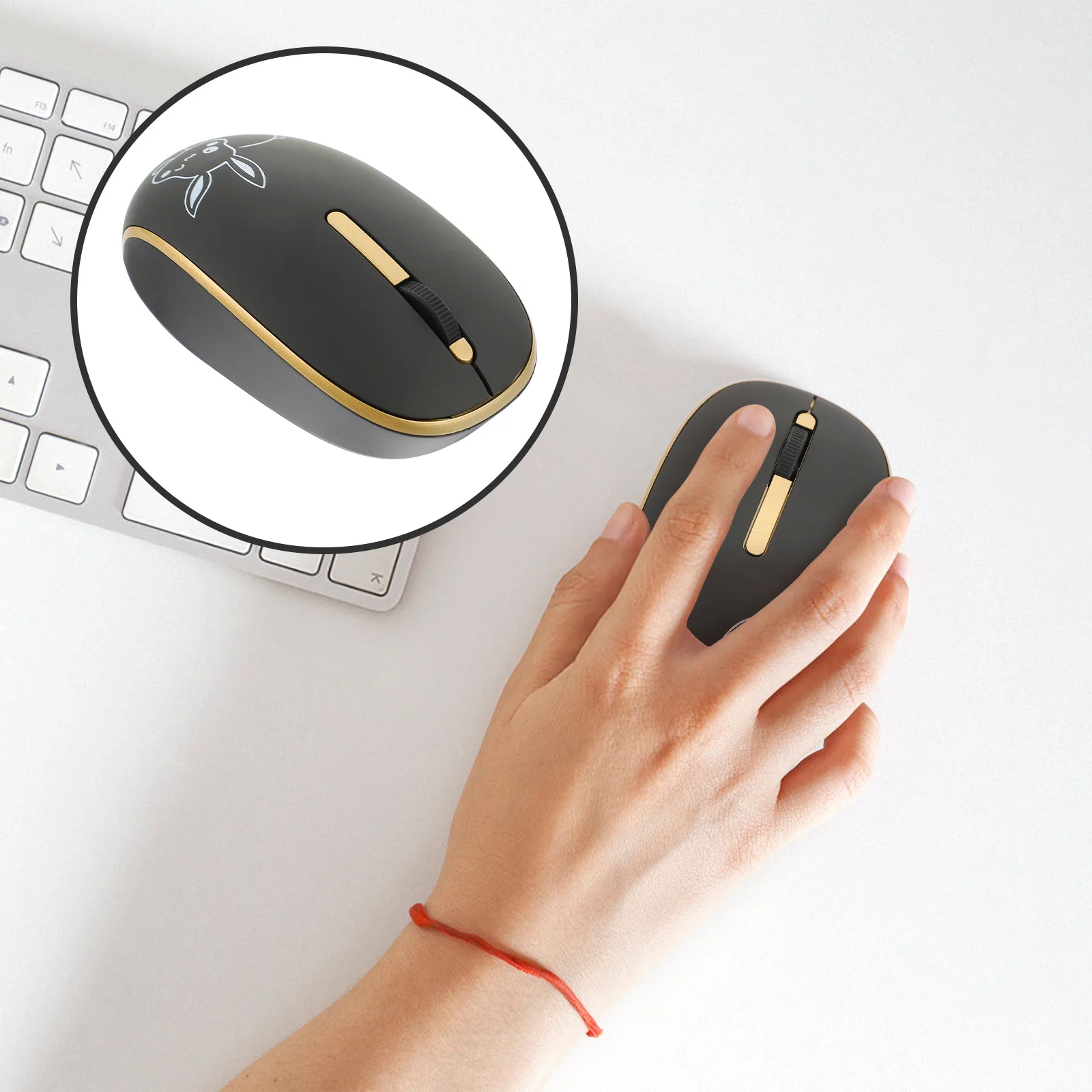 

Wireless Silent Optical Computer Mouse For Laptop Work Gaming 2.4G Wireless Mouse Usb Receiver 10M Range