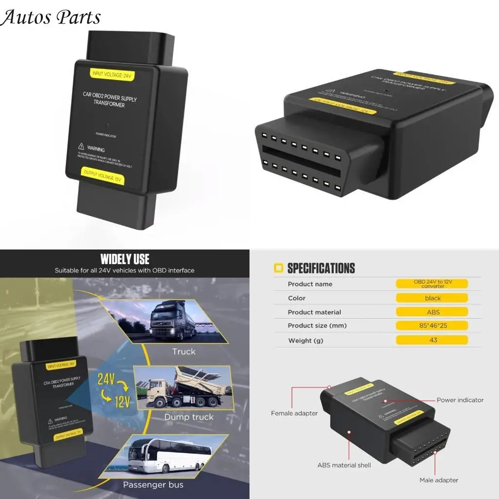 

57ba stage Down Converter Regulator Power Adapter Reducer 24 В до 12 В OBD для автомобильного грузовика