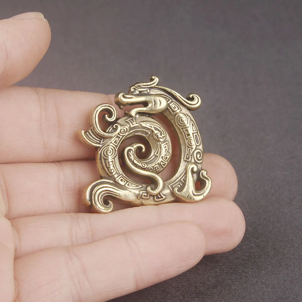 

Sturdy Brass Mini Chinese Sculpture Retro Statue For Desk Decor Ornament Metal Craft Garden Statue Sculpture Chinese