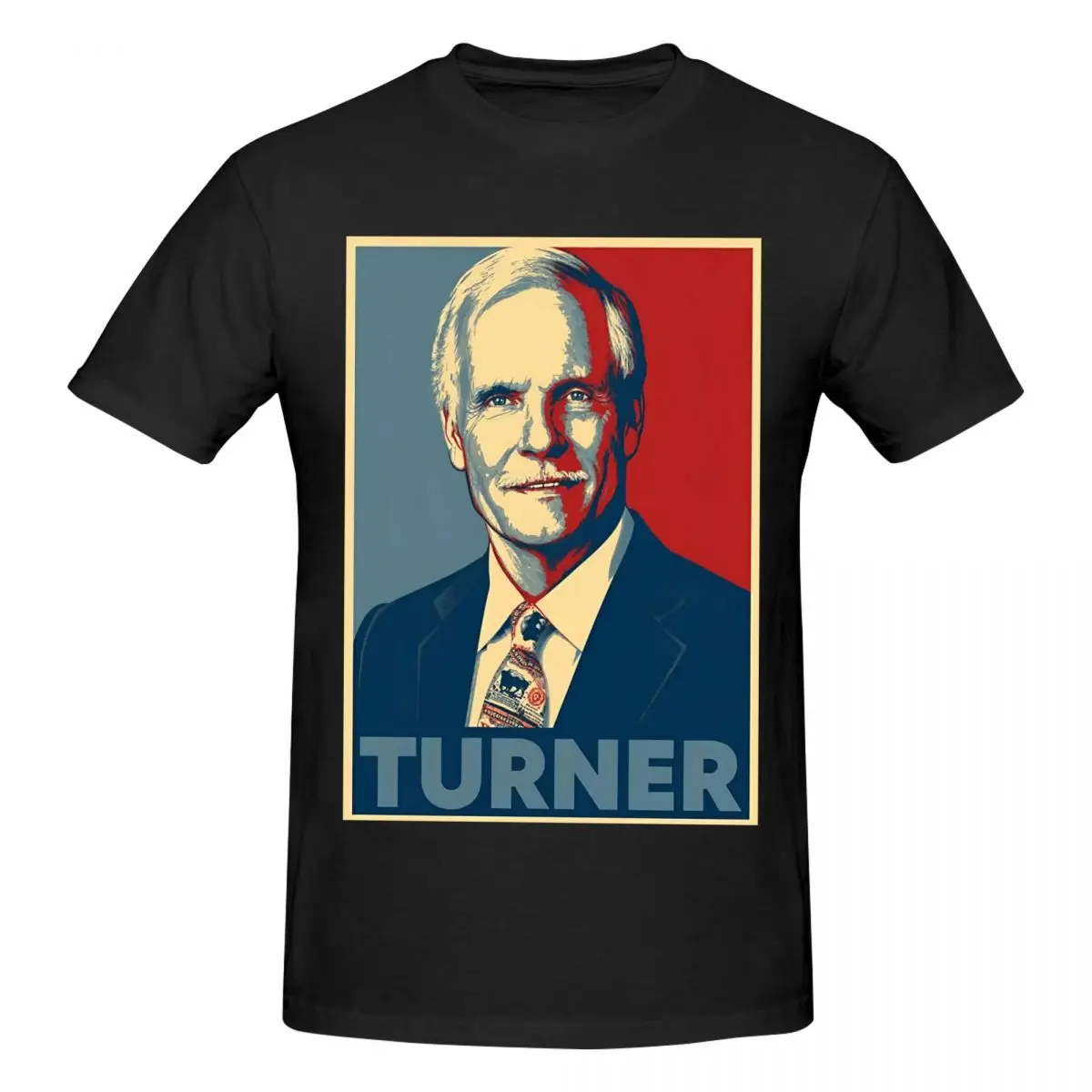Men Ted Turner Rip 2026 Funny T Shirt Vintage Cotton T Shirts