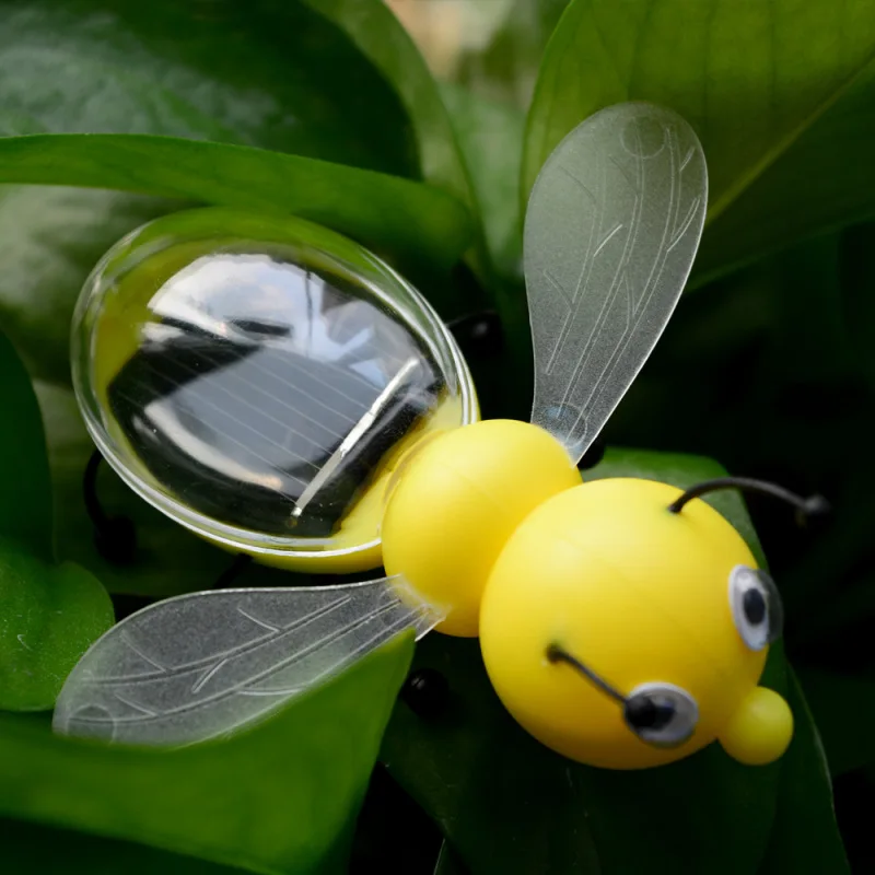 Juguete educativo de abeja Solar para niños, dispositivo de enseñanza de insectos, regalo novedoso