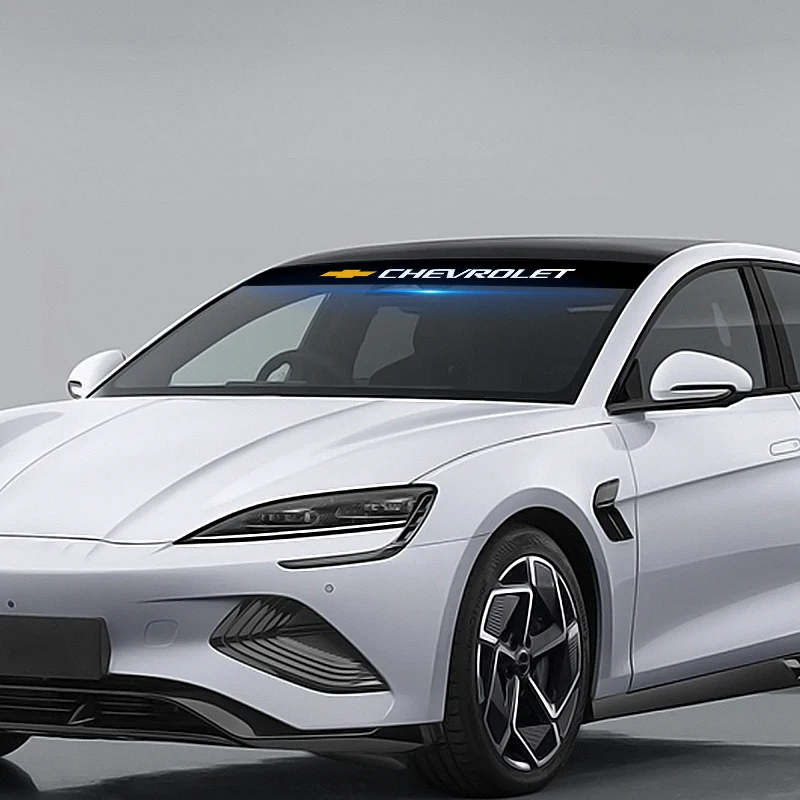 

Подарок любителю автомобиля-наклейка на лобовое стекло автомобиля, солнцезащитный козырек, подходит для Chevrolet Silverado Impala Malibu Equinox Cruze Camaro Blazer Spark Aveo