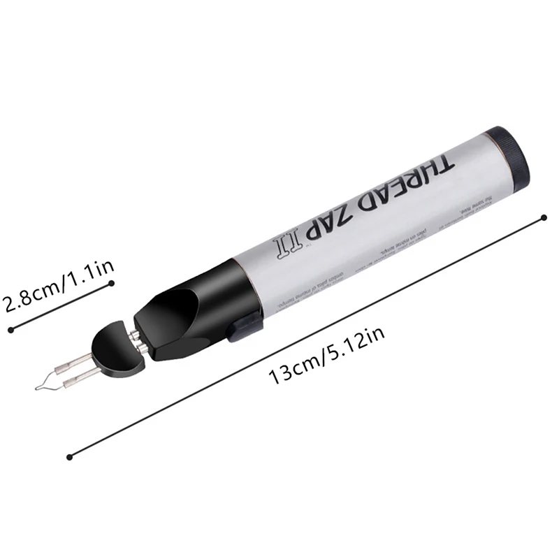 1Pc Burning Line Pen for Burner Battery Operated Trim Burn and Melt Thread Electric Soldering Iron Fast Welding Crayon