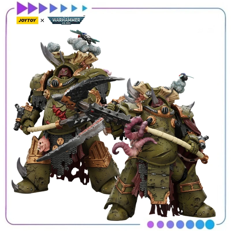 

【Предпродажа】JOYTOY Warhammer 40K Death Guard Deathshroud Terminator 1 2 с моделью игрушек Manreaper и Plaguespurter Gauntlet