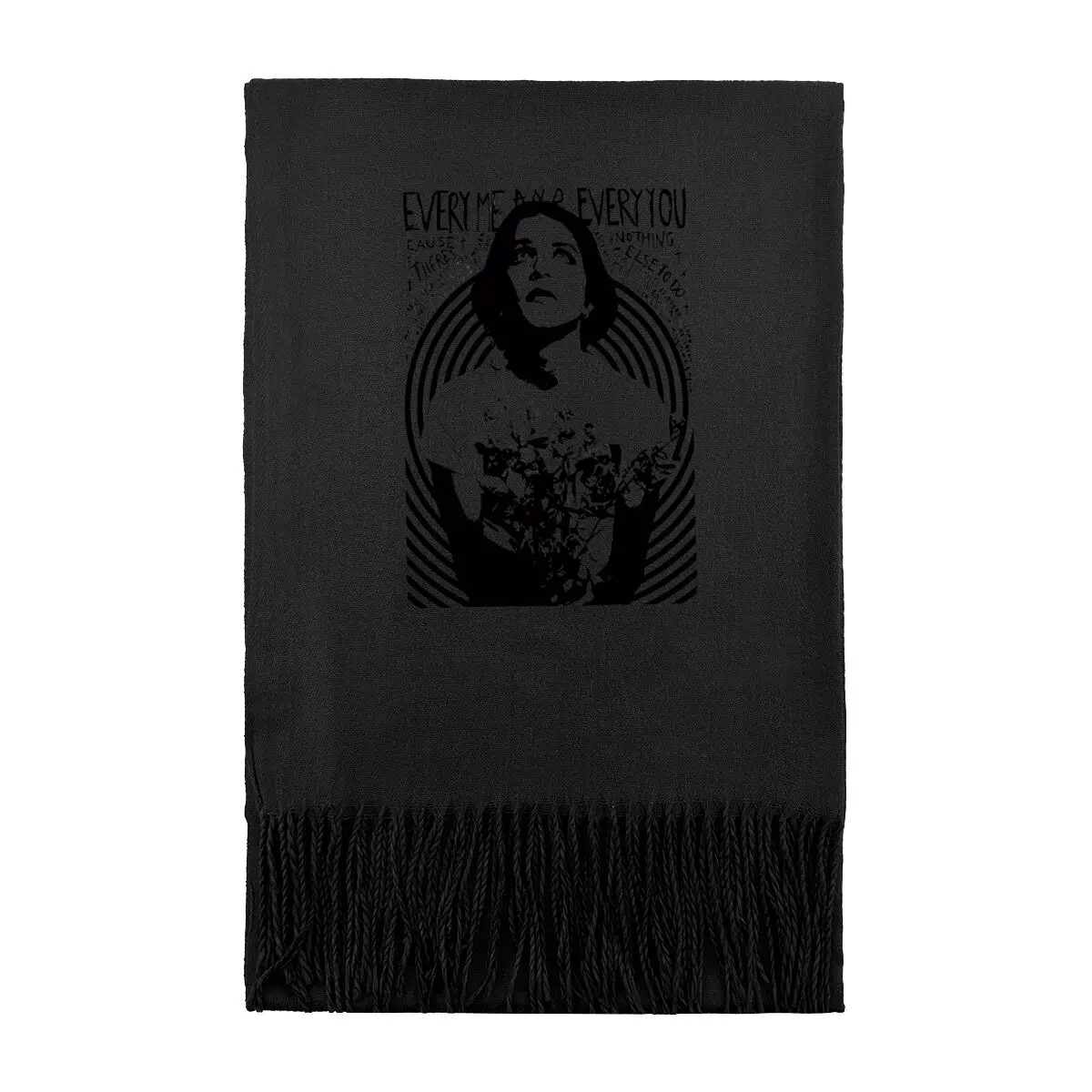 

Every Eye Art Символический графический дизайн Искусство Осень и зима Женский простой вязаный шарф