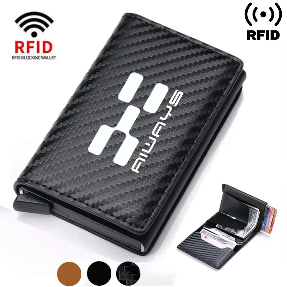 Rfid Credit Card Holder Men Wallets Bank Cardholder Leather Wallets For Aiways U5 PRO SE Bj U6 U7 Ion RG Nathalie 2020 2021 2022