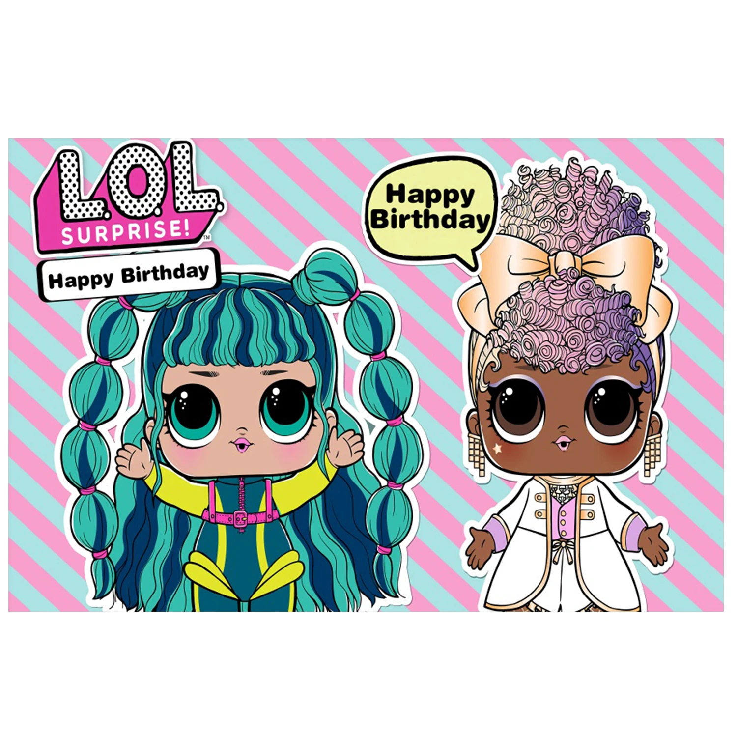 lol Tema bambola a sorpresa Doccia Gioco caldo Fondale in stoffa Compleanno per bambini Sfondo fotografico per decorazioni per feste Fondali per ragazzi
