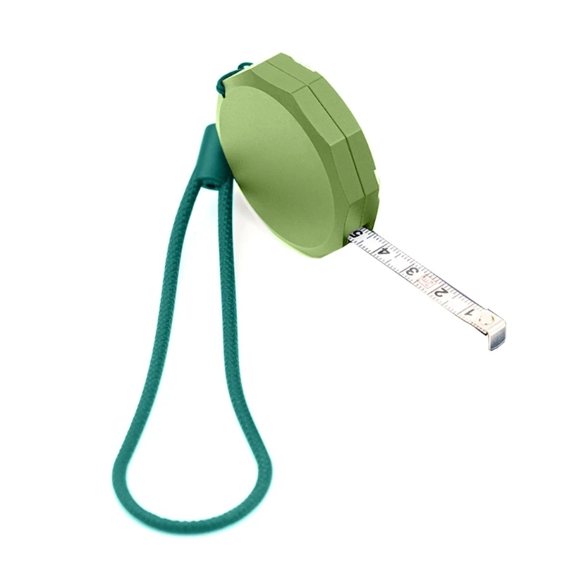 Portable Measuring Tape 2M Length High Accuracy Aluminum Measuring Tape multifunction for Architects & Renovations Workers