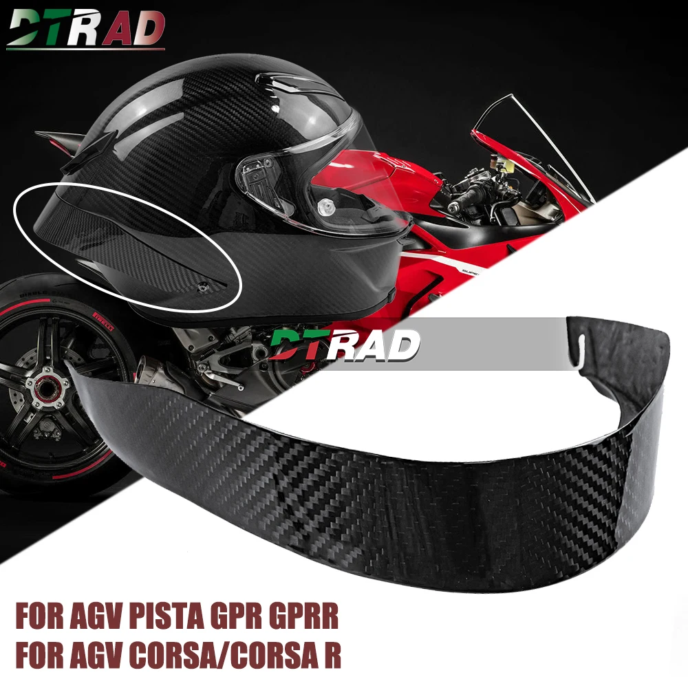 New For AGV Pista GPR GPRR Corsa R Full Carbon Fiber 100% Rear Trim Helmet  Carbon-look Spoiler Deflector Motorcycle Helmet Parts - AliExpress 201355758