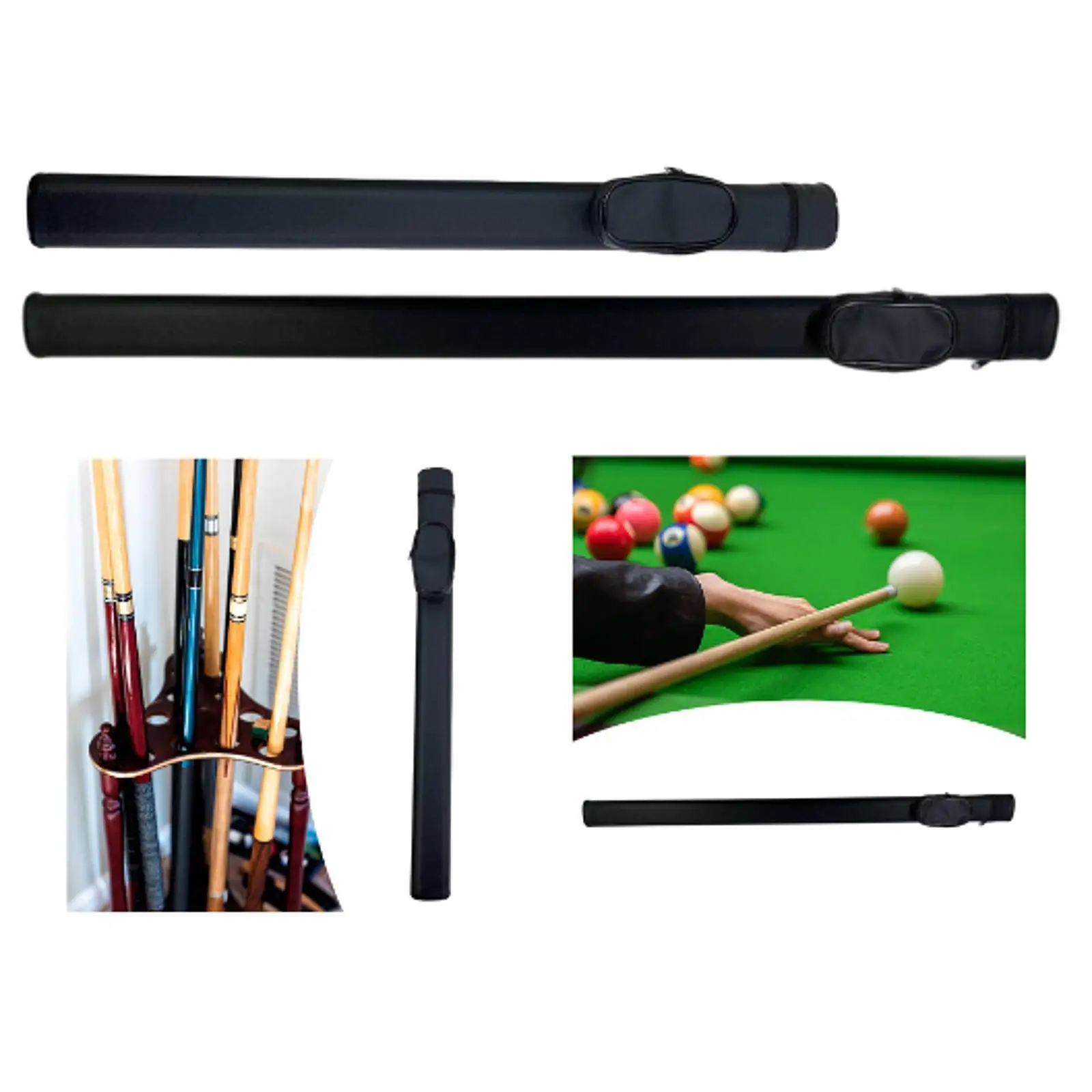 

Чехол для переноски бильярдного кия Легкий компактный чехол для хранения снукерного кия из искусственной кожи