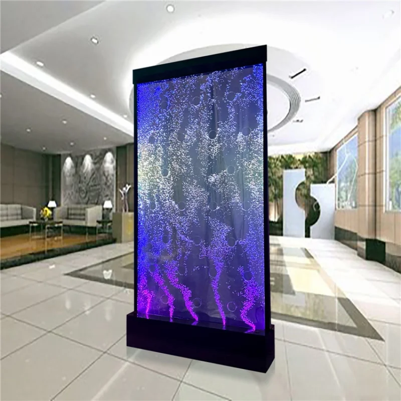 Características de móveis de salão LED de parede de bolha personalizadas