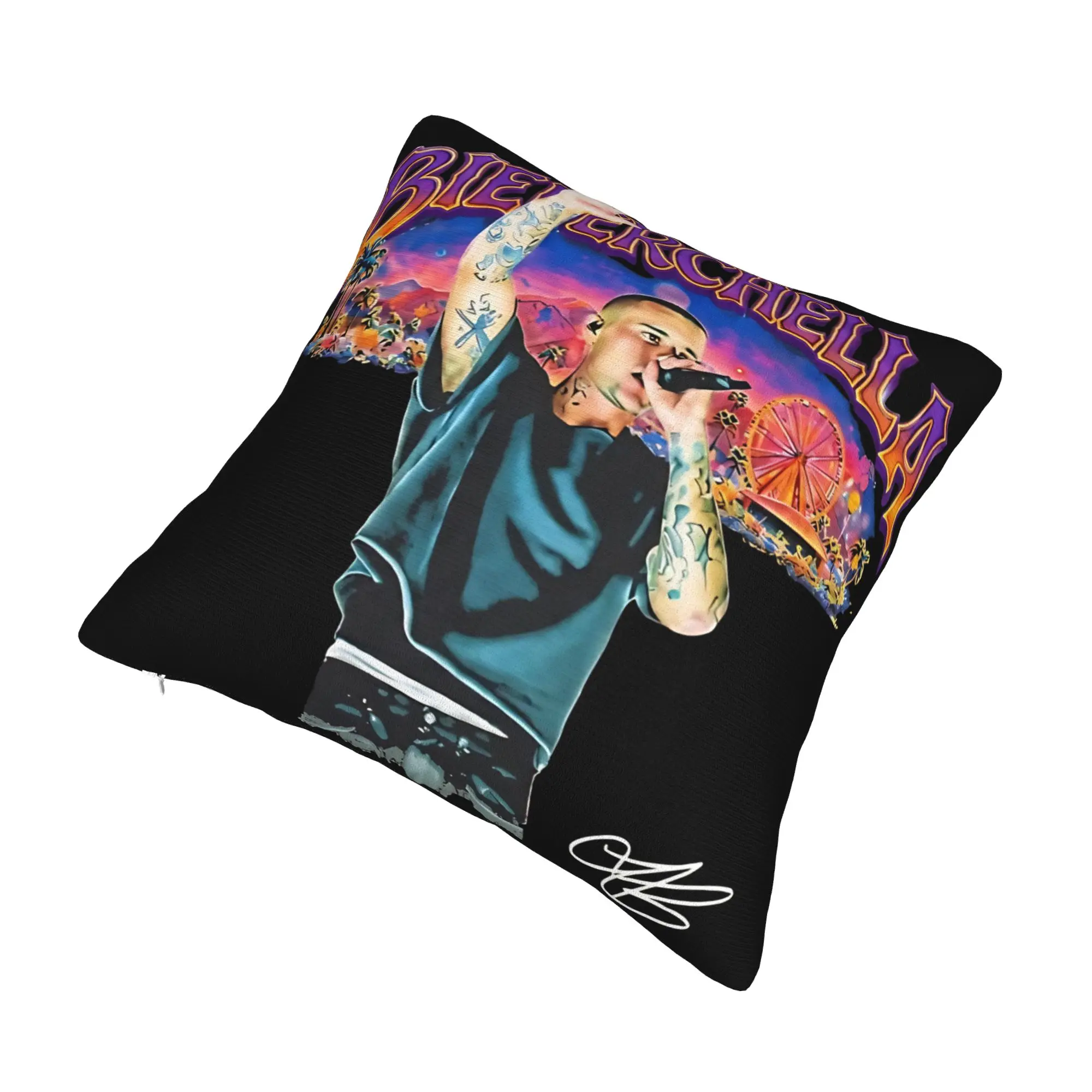 Decorative Pillowcases Bieberchella Justins Bieber Concert 2026 Merchandise Seater Throw Pillow Case Cover Zipper Multiple Sizes