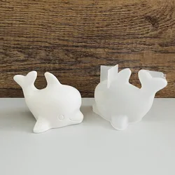 Cute Dolphin Mould Ocean Animal Dolphin Deocration Silicone Mold Epoxy Resin Cement Concrete Mold Home Decoration Moulds