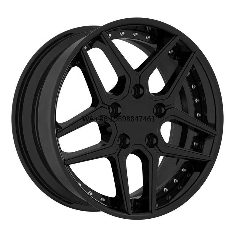 

for New Design Black Painting Customized Forged 19 Inch 5 Holes 5 X 112 Mono Block Forged Car Wheel Auto Rims
