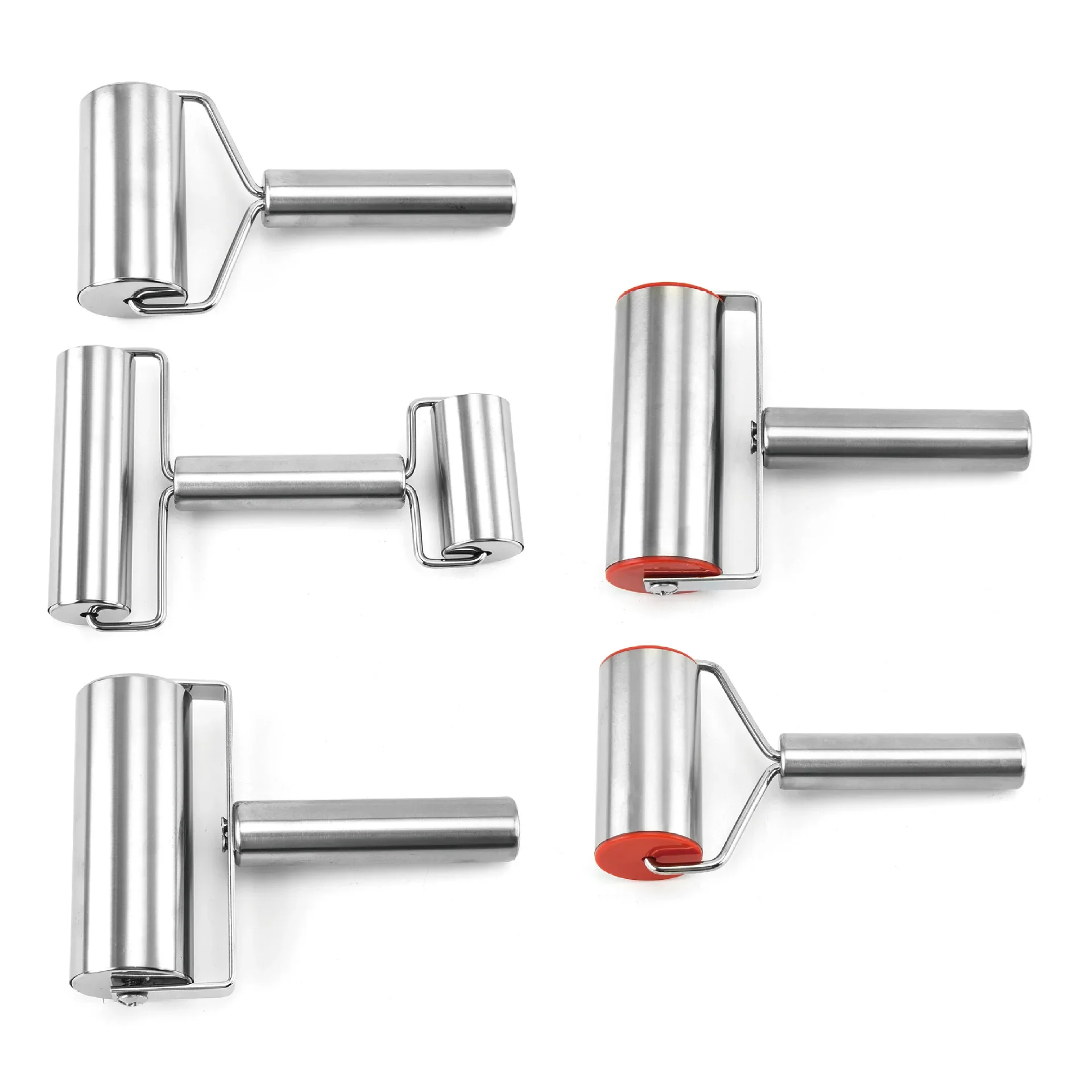 

Stainless steel rolling pin baking flour sticks buns dough rolling sticks pizza crust dough pressing tools cooking accessories
