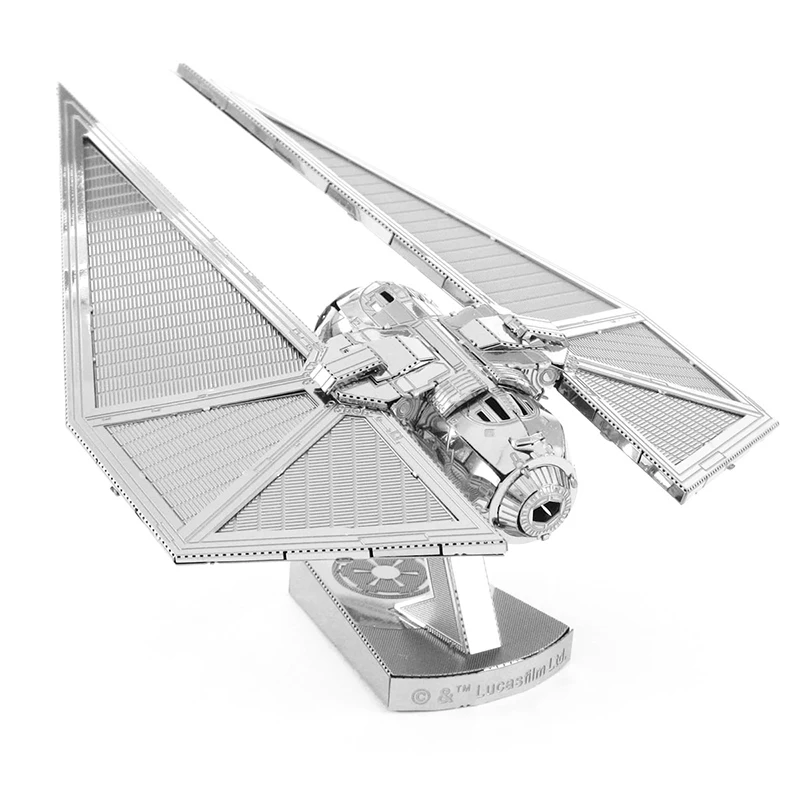 TIE STRIKER 3D Metal Puzzle model kits DIY Laser Cut Puzzles Jigsaw Toy For Children