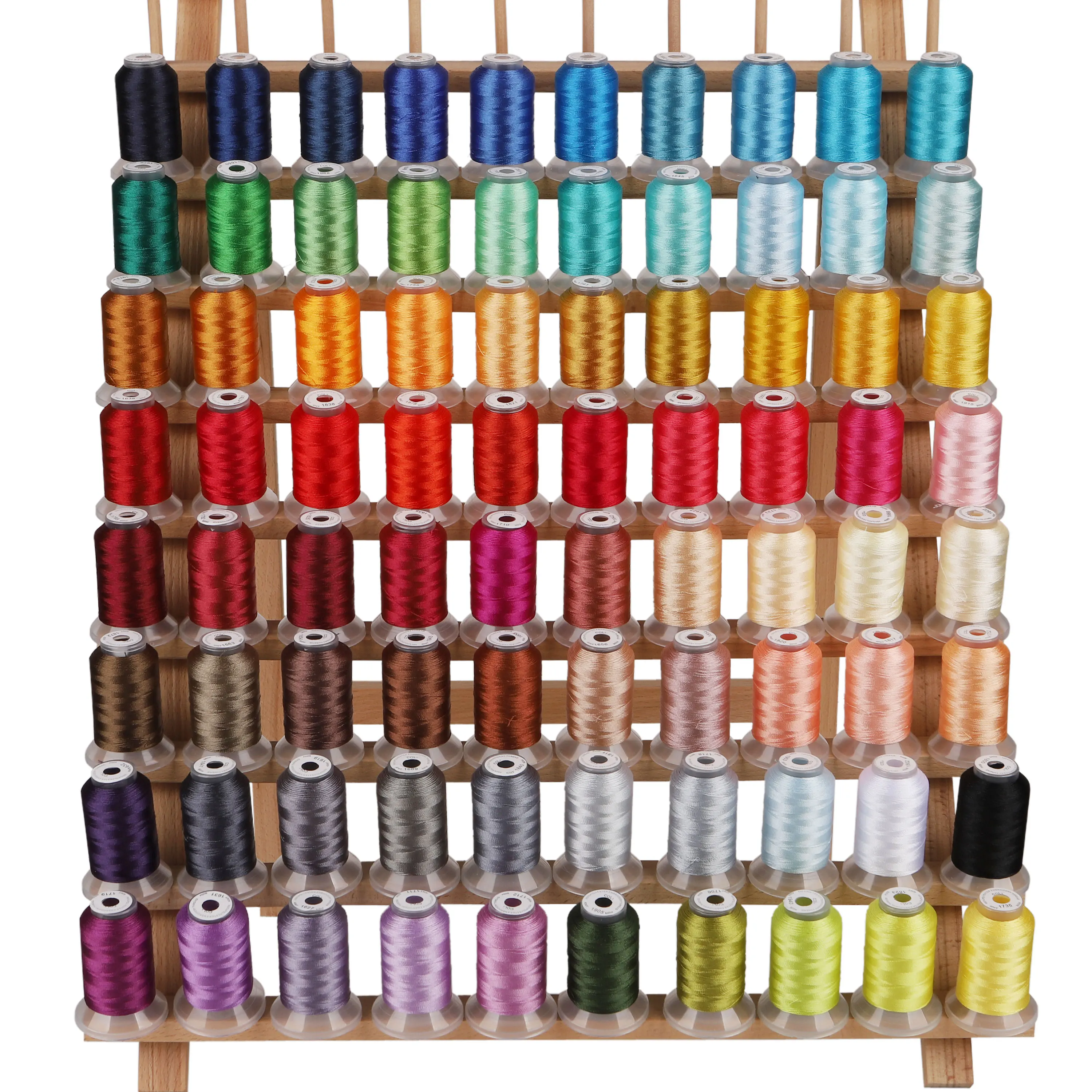 80 New Madeira Colors Set Premium 40WT Polyester Embroidery Thread 500M Each Spool Brother Babylock Janome Singer Home Machines