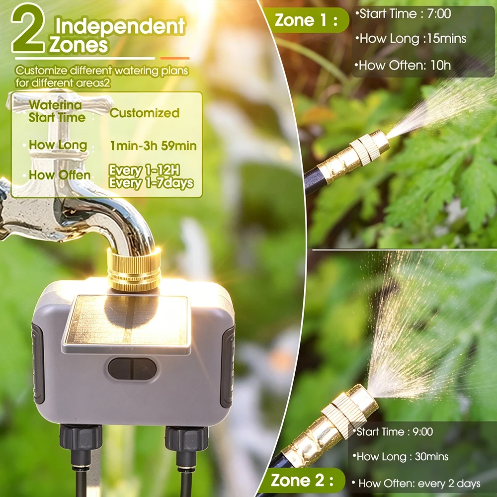 2-Way Solar Power Wifi Timer S - огляд і ціна Smart Garden Keeper