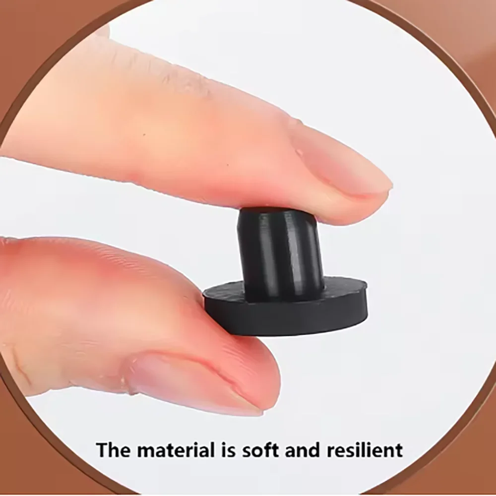 Bouchon en caoutchouc en Silicone, alésage 6.8mm – 201.5mm, bouchon en T, trou rond, coussinet Anti-collision, tête de bouchon en caoutchouc, 1 pièces
