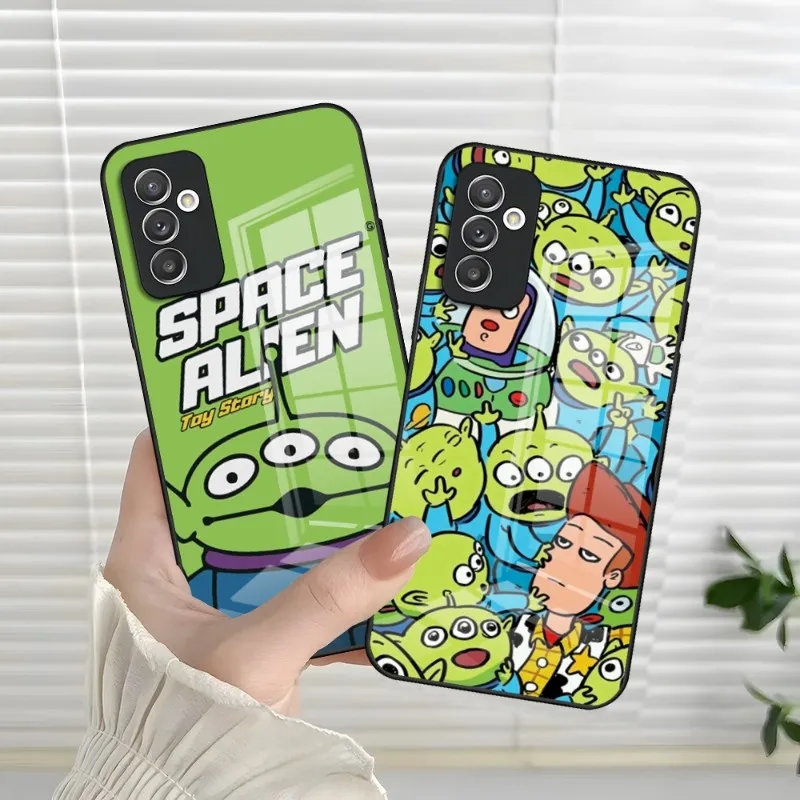 Toy Story Three Eyes Phone Case For Samsung A34 A52 A14 A21 A71 A20 A31 A12 A51 A40 A32 A72 A30 A54 Tempered Glass Cover