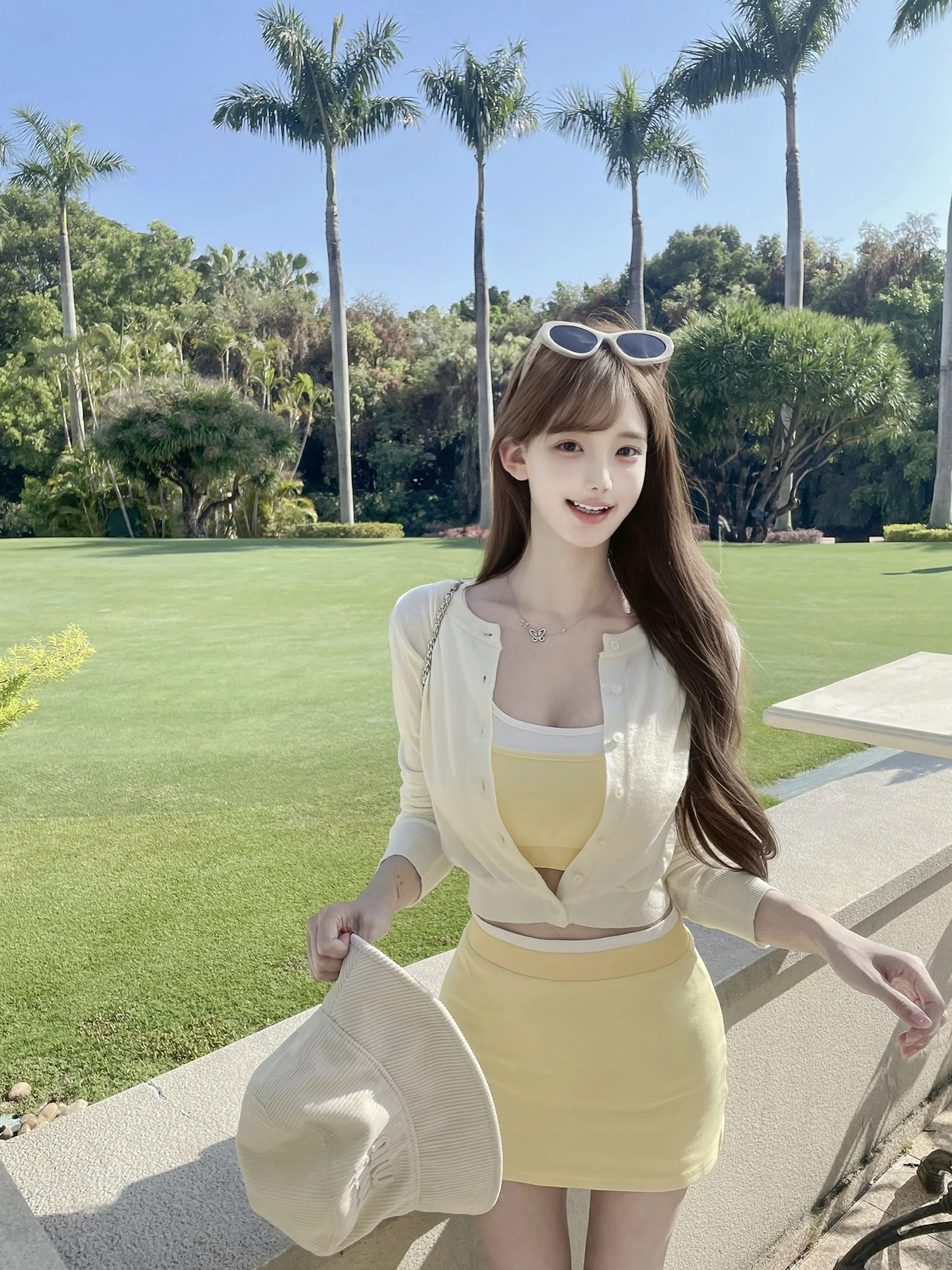 

Ruyu A10 Light Oxygen Girl Color Block Vest Skirt Set Casual Leisure Two Piece Set Summer Fashionable Short Sleeve One Shoulder