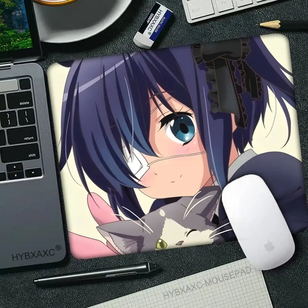 Anime Love, Chunibyo Other Delusions Small LockEdge Mouse Pad For Gamers Computer Desk Pad Rectangular Anti-slip Rubber