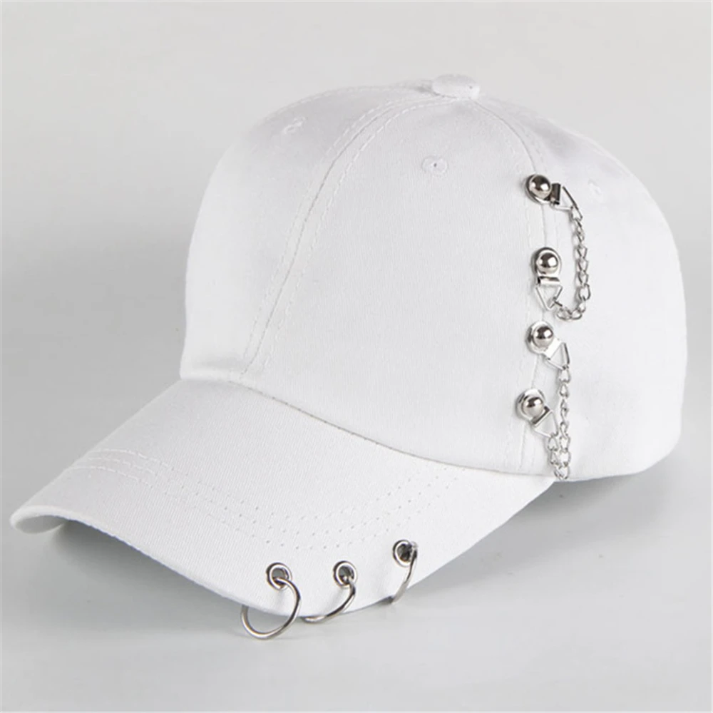 Adjustable Women Men Trucker Golf Sport Hip Hop With Rings Baseball Caps Sun Hat Sport Caps view 4