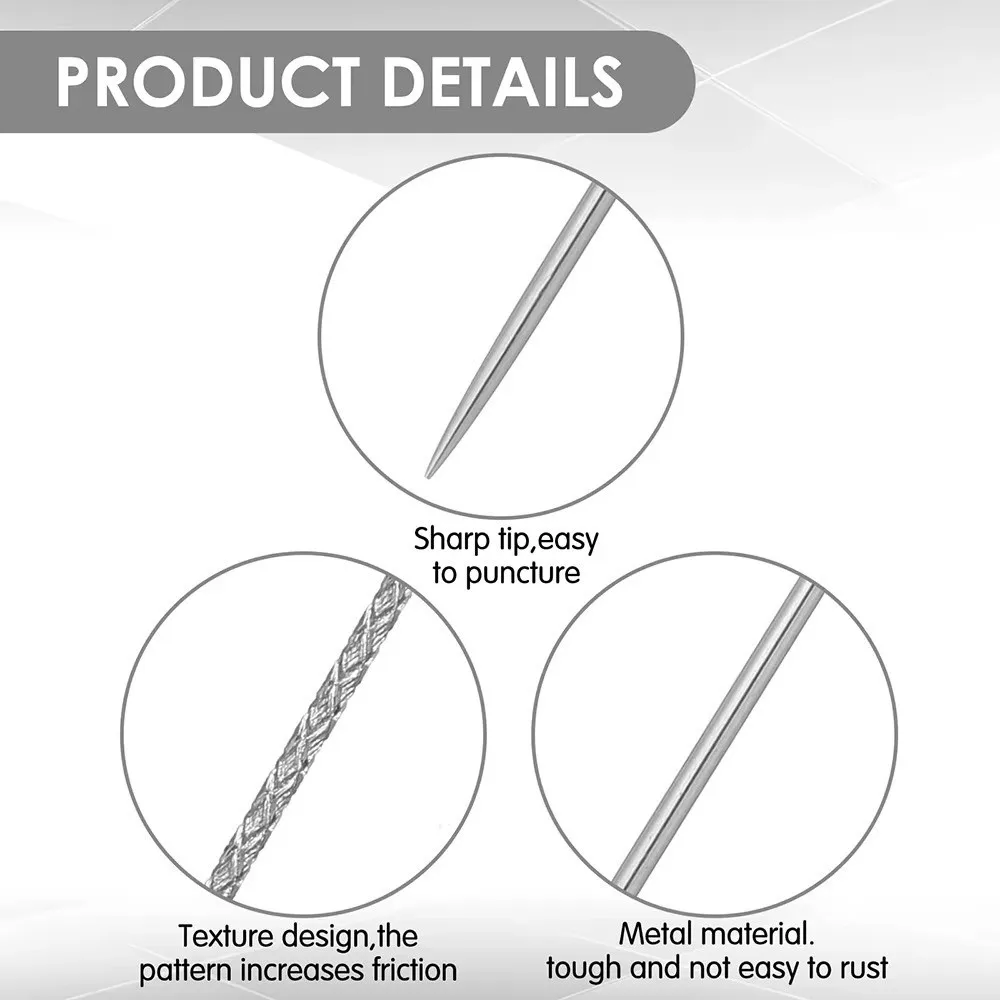 15PCS/Boxed Knurled Needle Lightweight Hand-knitting Tool Repair Sewing Needle Multifunctional