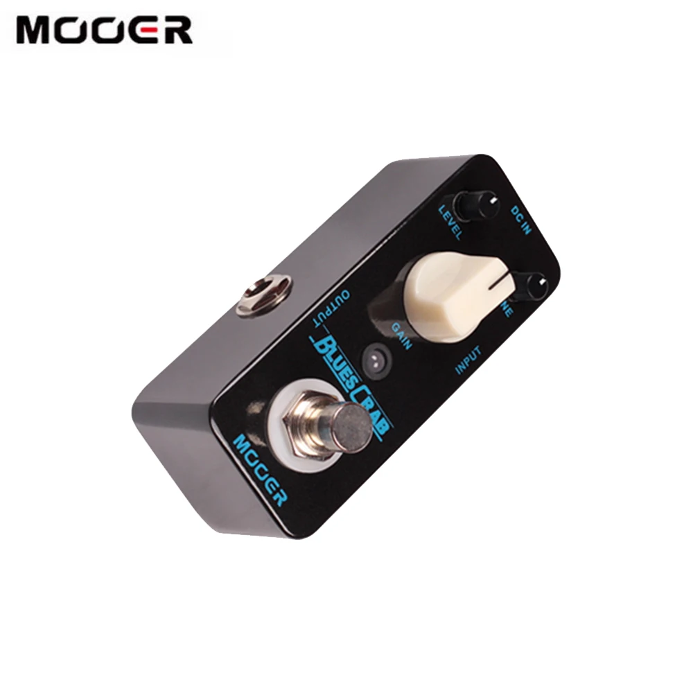 MOOER BLUES CRAB Guitar Pedal Blues Overdrive Guitar Effect Pedal True Bypass Full Metal Shell Micro Guitar Parts & Acccessories