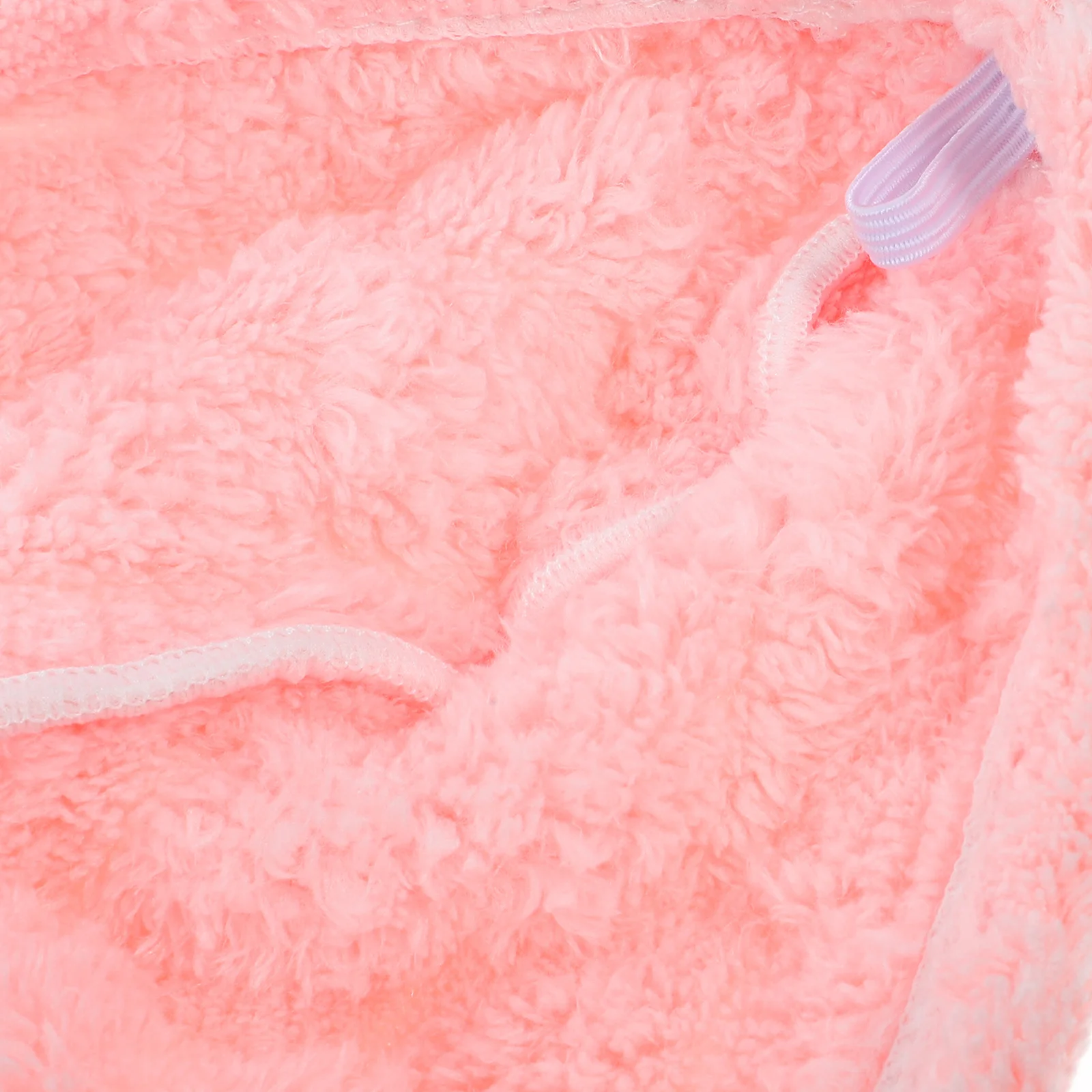 

Quick drying Hair Cap Coral Fleece Thick Absorbent Hood Wrap Fast Travel Pink Wet Dry Hair Towel Women Bathing