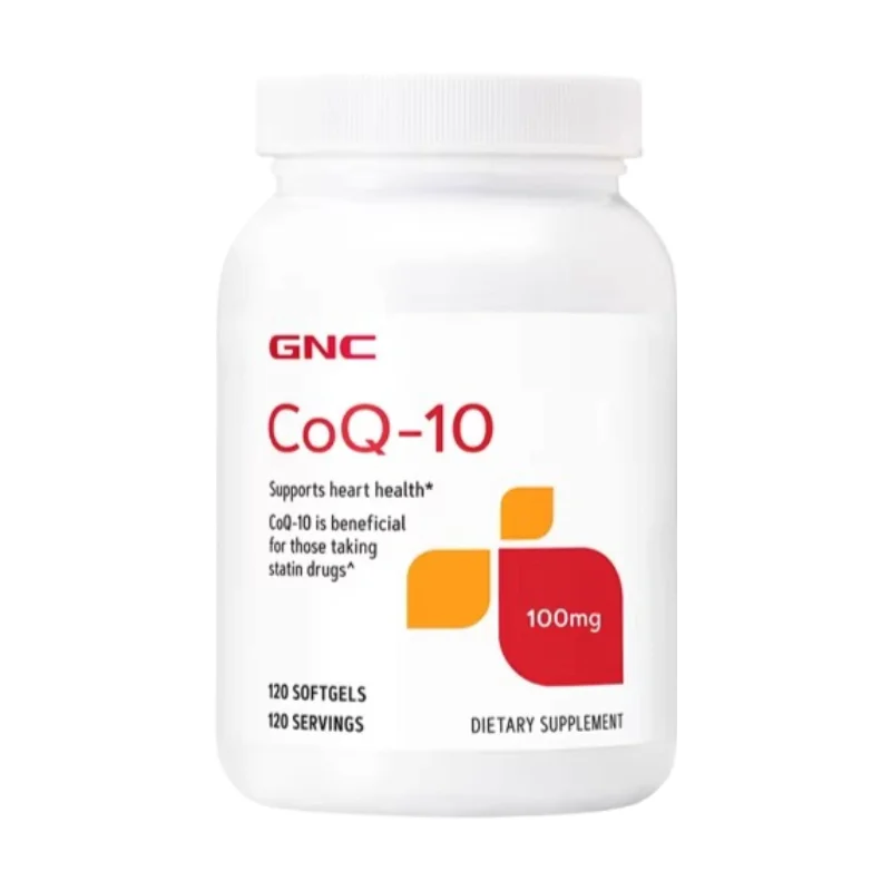 CoQ10 100mg Capsules, High Absorption Coenzyme Q10 Ubiquinone, Antioxidant Support for Heart & Energy Health, Non-GMO