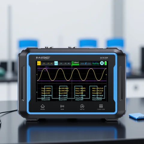 FNIRSI 2C53P Touch Screen Digital Oscilloscope+Multimeter+Signal Generator 3IN1 Dual Channel 50MHZ Automatic Osciloscópio Tools